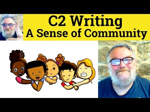 😎 C2 Writing - A Report - A Sense of Community