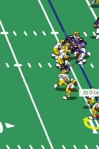 1996 Packers vs Vikings (highlight) Dorsey Levens touchdown run.