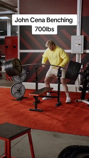 John Cena Bench Press: 700lbs