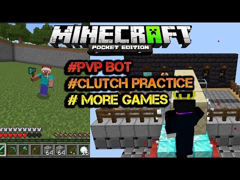 Best Clutch & PvP Practice Map ⚔️For MCPE 1.21+ (More Games)