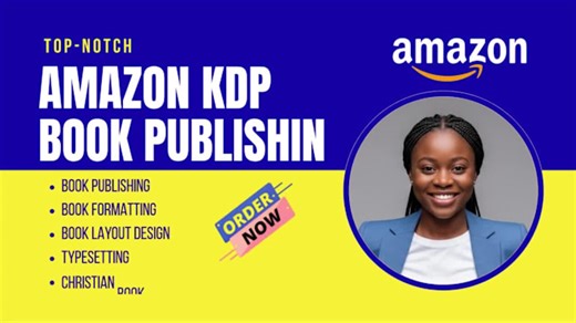 Debbyjireh: I will do amazon kdp book publishing, kindle book formatting and book layout design for $10 on fiverr.com