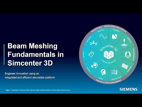 Simcenter 3D Beam Meshing Fundamentals and Multi Material Study