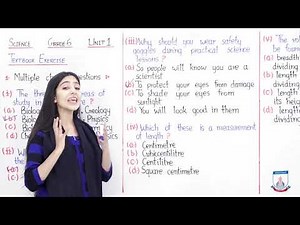 Class 6 - Science - Chapter 1 - Lecture 115 Textbook Exercise (Q 1) - Allied Schools
