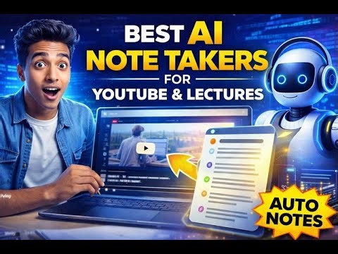 Best AI Note Takers for YouTube & Lectures (2026)