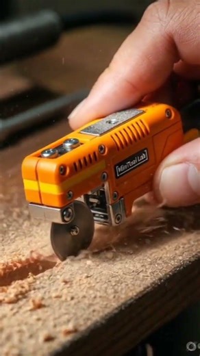 Mini Veneer Cutter Slicing Wood 🪵 Tiny Tool Precision