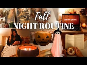FALL NIGHT ROUTINE | a cozy & peaceful autumn evening 🕯️🍁