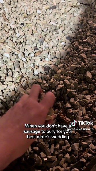 Wedding Hacks: Burying a Sausage for Sunshine