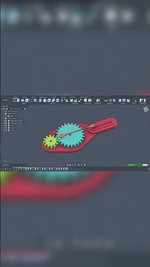 Gear Driven Linkage Mechanism – Motion Study