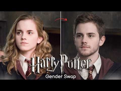 What if Harry Potter Characters Swapped Genders? | AI Gender Transformation