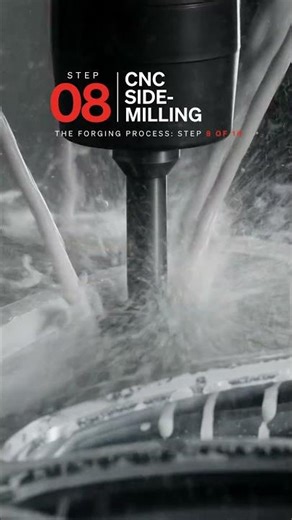 How Forged Wheels Are Made (Step 8): CNC Side-Milling