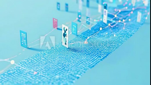 Digital Transformation Journey. Stunning 4K Ultra HD Footage - Perfect for Professional Projects