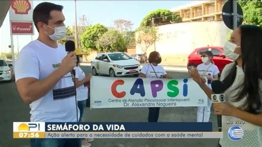 Ação do CAPSI alerta para cuidados com a saúde mental