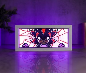 Shadow - LED Night Light | Color Changing | USB Plug + Remote (fan Art) - Etsy