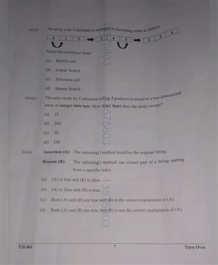 Computer Class 10 isce 2026 paper #shorts #computer#ytshorts #viral #icse