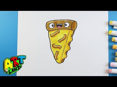 How to Draw CHEESE PIZZA