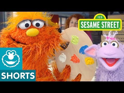 Sesame Street: Art School | Murray Had a Little Lamb