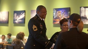 12K views · 41 reactions | Veterans & active military, let us serve YOU. Come to CPK on Veterans Day (11/11) and enjoy a free entrée from our special menu. PLUS, participating guests will also receive a card (while supplies last) to redeem for a buy one, get one free offer on pizza, pasta, or salad during a return visit Nov. 12-18. | California Pizza Kitchen | Facebook