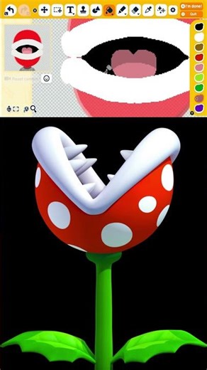 How to make Piranha Plant from Super Mario #piranhaplant #supermario