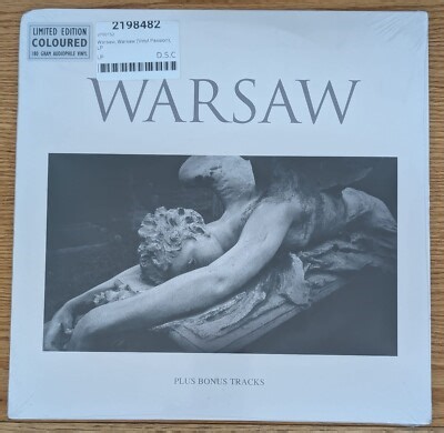 WARSAW – WARSAW - 180G AUDIOPHILE LIMITED EDITION COLORED VINYL LP - R83 | eBay