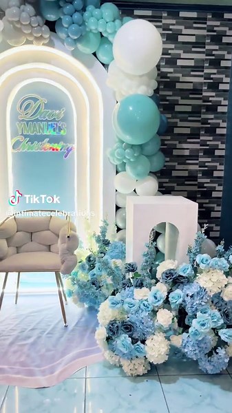 May this special day be the first of many blessed days in your life. Happy Christening Davi Ymanuel 💙✨ Thank you so much Ma'am Cecille and family for having us again. #backdroppackage #backdrop #baptism #christening #intimatepartydecor