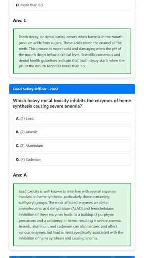 Mineral Deficiency Diseases