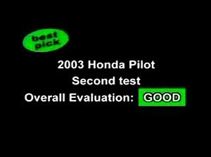 Crash Test 2003 - 2005 Honda Pilot (Frontal Impact) IIHS