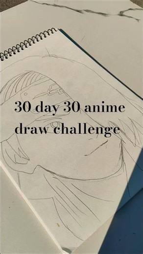 Drawing of Deidara#30 days 30 anime draw challenge#part 1