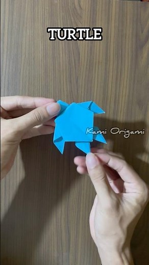 EASY TURTLE ORIGAMI PAPER CRAFT DIY STEP BY STEP