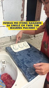 Huwag mo itong gagawin sa Single or Twin tub Washing Machine #everyone #highlight #Godblesseveryone #tips #lifehacks #washing | Jonaliz Matanguihan Dollezien