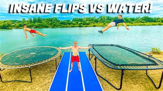 World’s Best Flips Meet The Craziest Water Setup