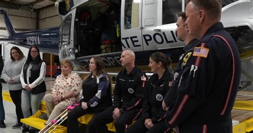 Virginia woman who survived serious farming accident reunited with medics who saved her life