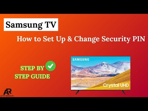 How to Set Up & Change Security PIN on Samsung TV