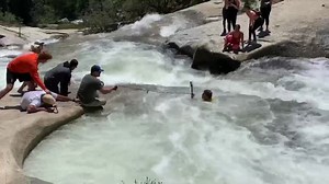 Hiker gets swept into whirlpool