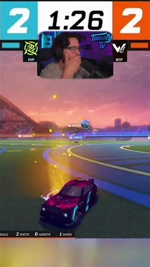 The RL gods never let that one slide 😂 Do you hold Rule 1? #rocketleague #rule1 #tenacitytv