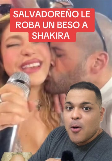 SALVADOREÑO LE DIO TREMENDO BESO A SHAKIRA FRENTE A TODOS #elsalvador #ultimahora #shakira