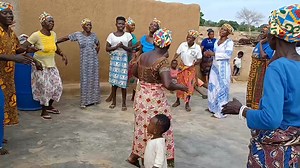 The vocals, the moves, the claps, the Frafra pogne dance, and the joy, everything in sync with the rhythm and pattern. From the exciting Frafra women in Yorogo, Bolga, Ghana. | My Bolga Online