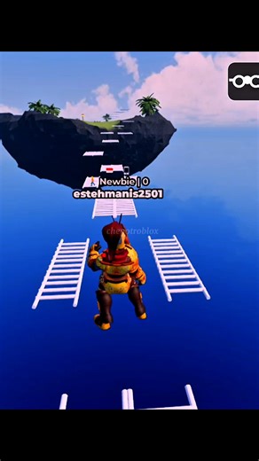 crossing the bridge in style #roblox #funny #gaming