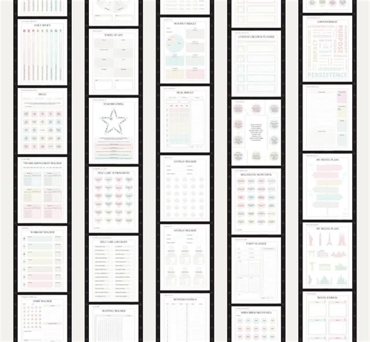 2025-2030 Calendar & Life Planner Pack (digital Download) - Etsy