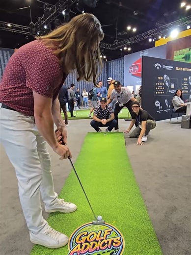 Not too bad for a long driver @TheKyleBerkshire in the $100 Putt Challenge #golfchallenge #golftiktok #golfaddict