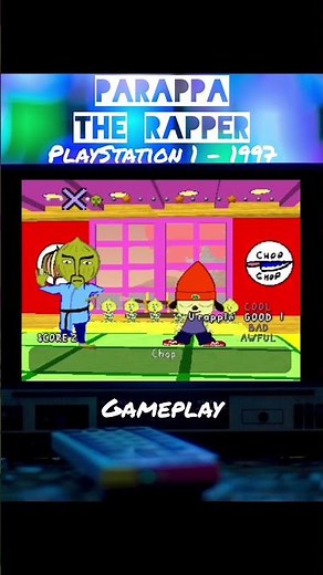 Parappa The Rapper PlayStation 1 - 1997 Gameplay