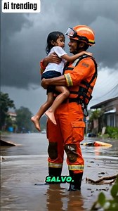 Firefighter Saves Child During Severe Flood in Sumatra | Real Disaster Footage #SumatraFlood