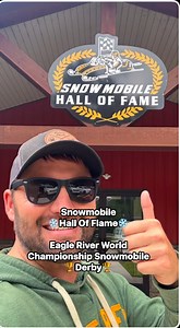 The Snowmobile Hall Of Fame in Saint Germain, WI is a must see for any sled lover! ❄️🏆 It’s Free to enter, they ask that you make a donation. 🙌🏻 I’ll be in @eagleriverwis for the World Championship Snowmobile Derby Jan 15th - 18th! 🔥 🏁 I’ve been going since I was a kid! My Great Grandpa even raced a Sno Jet in the early years of the World Championships! I’ll be wearing my Moms unisex vintage Ski-Doo jacket with Derby patch from 1977! It’s awesome it actually fits perfect! If you see a guy t
