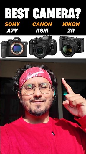 Sony A7V vs Canon R6iii vs Nikon ZR