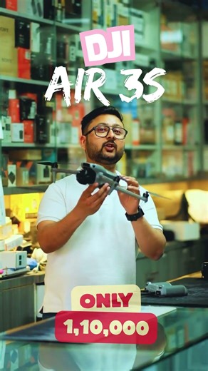 DJI Air 3S Drone Only ₹1,10,000 😱 | Best Deal in Camera Market Dehradun
