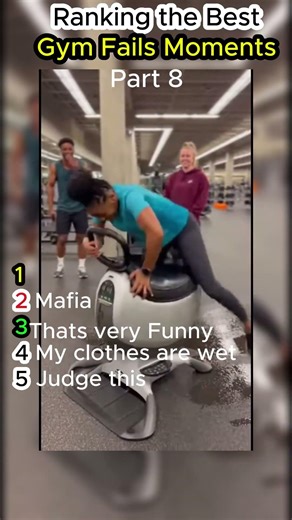 RANKING GYM FAILS 😂🏋️ From WORST to BEST – Part 8 #Shorts