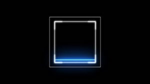 Scanning the QR code icon animation, QR code being scanning concept. lock secure security icon on black background.