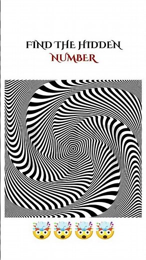 can you see the hidden number on this illusion?