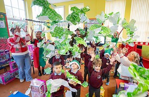 Santa surprise as Fibrus crowns Ballycastle school Christmas Classroom winner