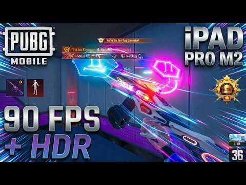 iPad Pro M2 Pubg Mobile MAX GRAPHICS test!
