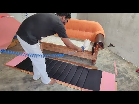 how to full repairing leather sofa// how to make an old sofa look new// how to old sofa repairing